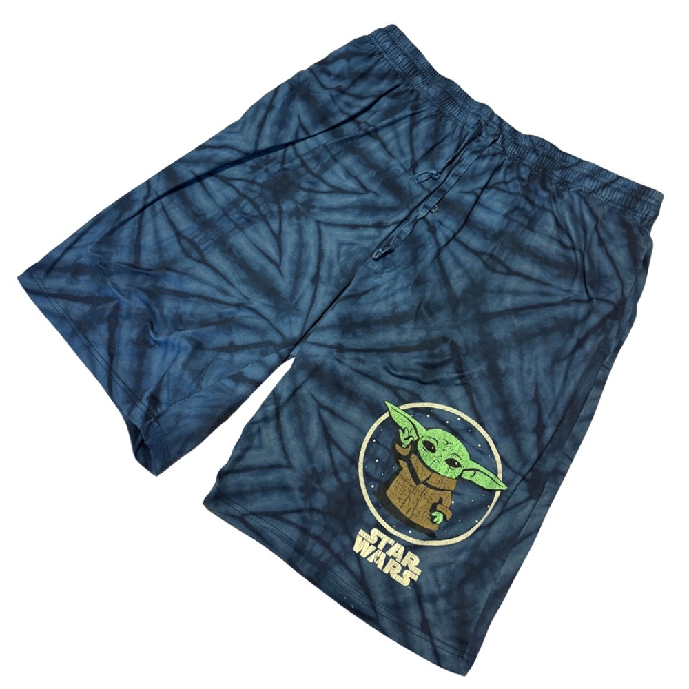 Star Wars Grogu Tie-Dye Jort Shorts w/ Pockets